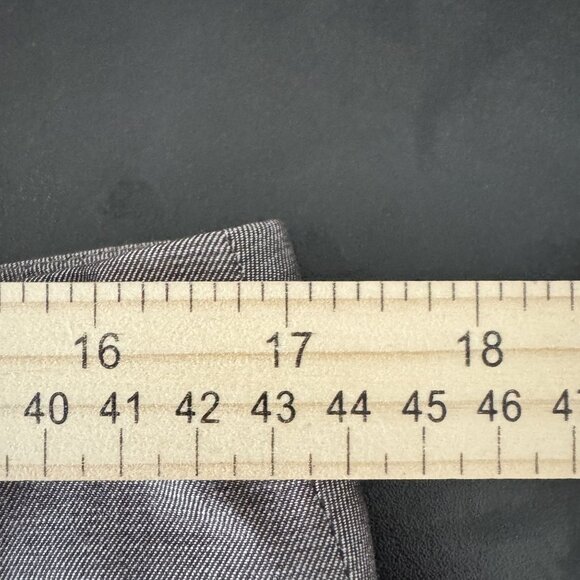 🟣 Elevenses Womens Wide Leg Gray Trouser Career Slacks Pants Size 10 - Picture 10 of 11